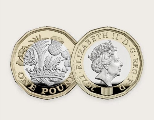 2022 rare one pound coin - rare, £1