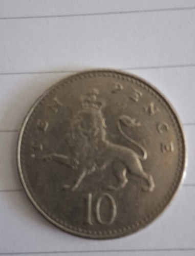 1992 10p ten pence coin - ten, rare