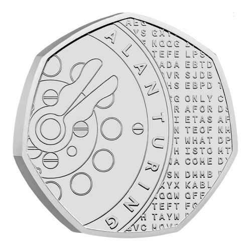 2022 alan turing 50p - 50p, rare