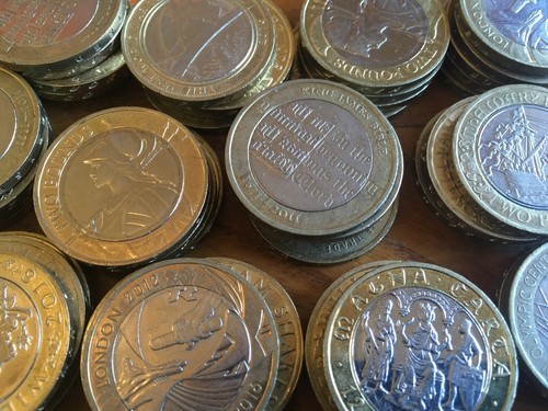Cheapest coins two pound - £2,