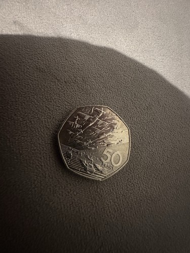 Rare 1994 50p pence - d-day, 50th