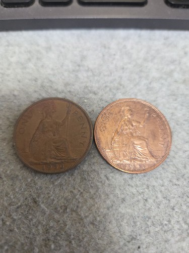1950 and 1951 one - and, penny