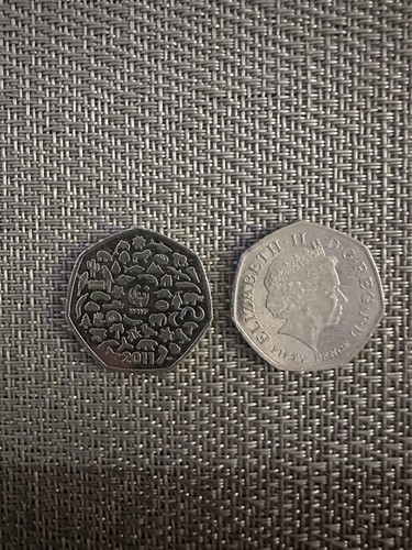 2011 wwf 50p - wwf, world