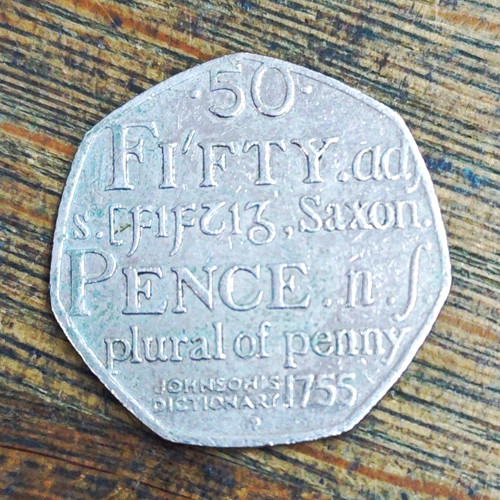 1973 50p fifty pence coin - 1973,