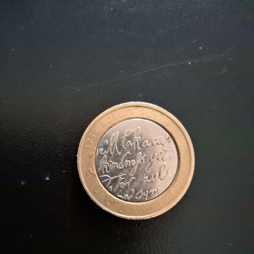 Very rare robert burns pound - very,