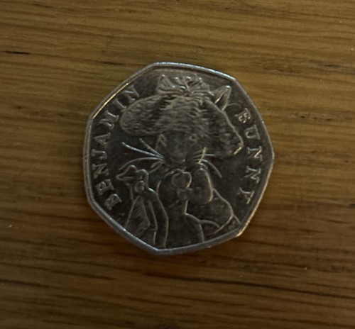 Rare 50p benjamin - bunny,
