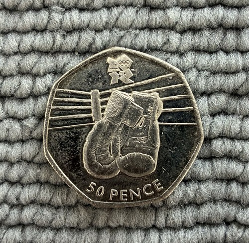 2011 olympic boxing 50p coin - boxing,