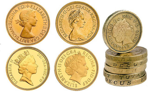 Coin hunt british round - hunt], £1
