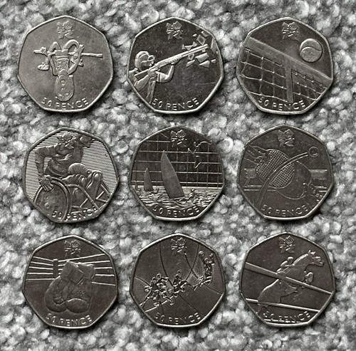 2011 london olympics - 50p, fifty