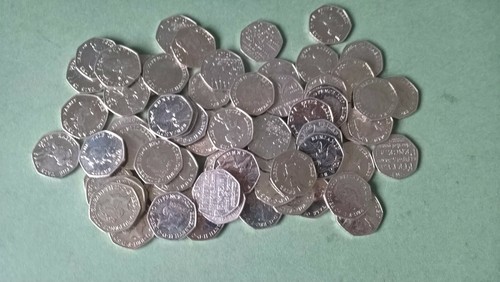 Various rare 50p coins 50 - 50p,