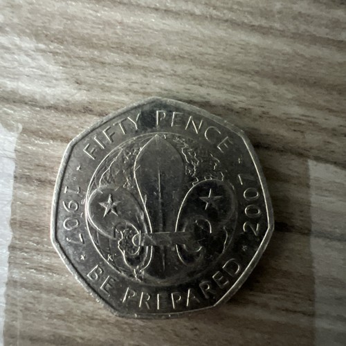 Rare 2007 50p - uk, coin