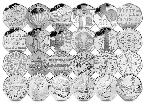 Rare commemorative 50p - rare,