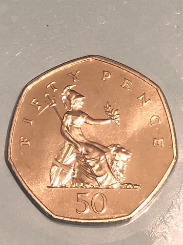 1985 50p britannia - 50p, fifty