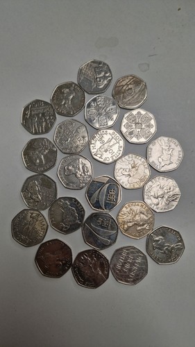 Rare 50p coins - sale, |