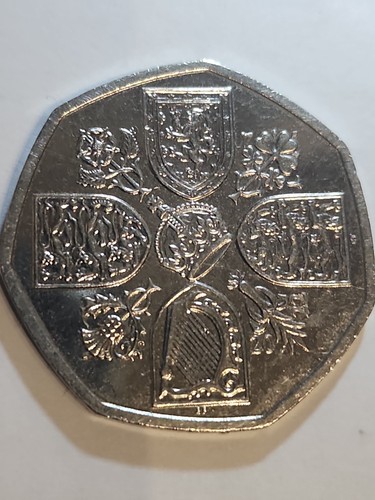 Pence coin with - 50,