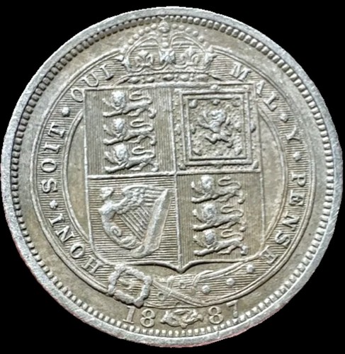 Sixpence 1887 withdrawn jeb - uk,