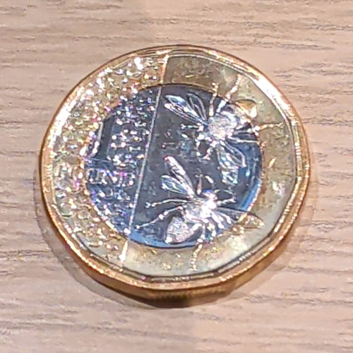 King charles iii bee coin - king,