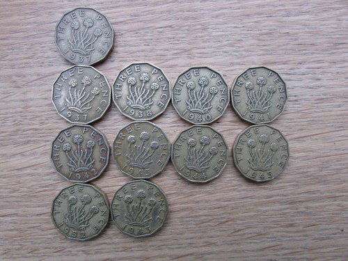 11x george three - three, pence
