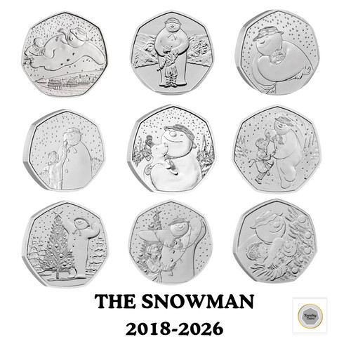 2018 2026 the snowman 50p - snowman,