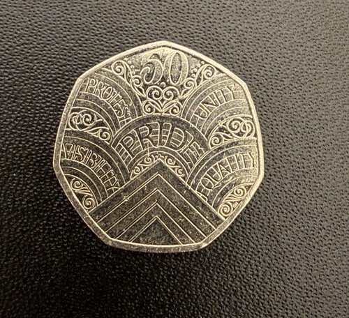 Pride 50p 2022 circulated - 50p, uk