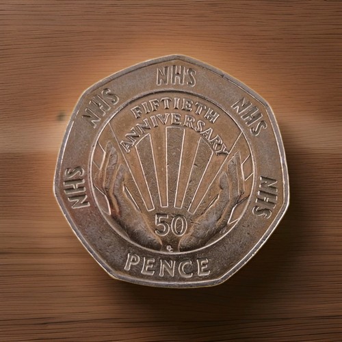 Rare fifty pence coin - pence,