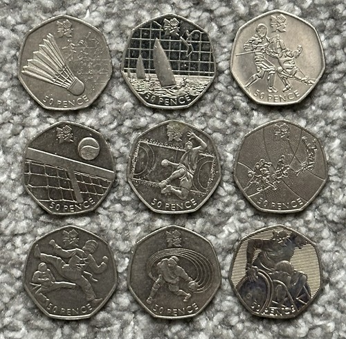 2011 london olympics 50p - london, fifty