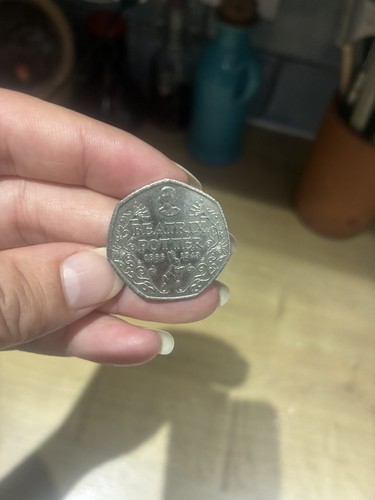 Rare 50p beatrix potter - rare,