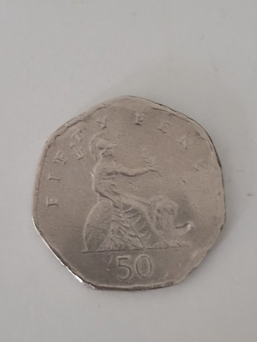 Rare 50p misprint coin 1997 - rare,