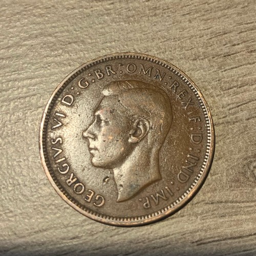 Rare 1940 single exergue - exergue, line