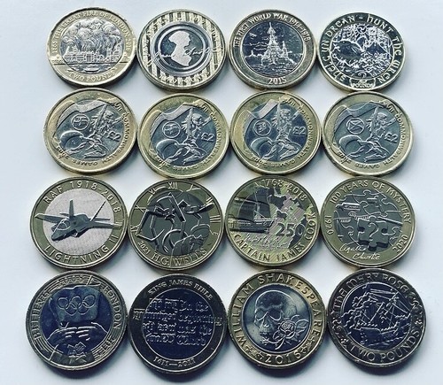 Rare coins two - two, pound