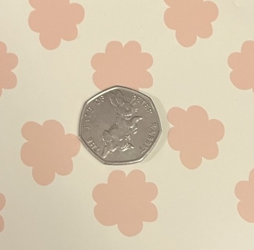 Rare peter rabbit 50p - peter, coin