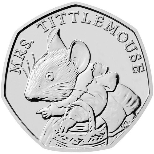 2018 mrs tittlemouse 50p fifty - tittlemouse,