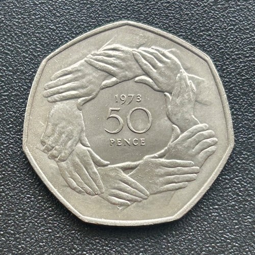 1973 50p fifty pence - 50p, style