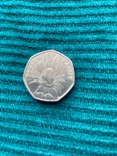 50p rare peter rabbit - -,
