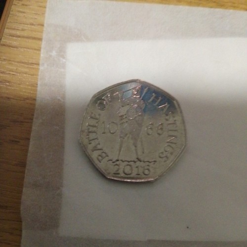 2016 battle hastings 50p - of,