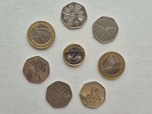 Rare fifty pence 1 - rare, pence,