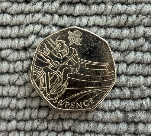 2011 olympic cycling 50p rare - olympic,