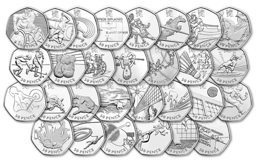 Rare 50p coins - rare,