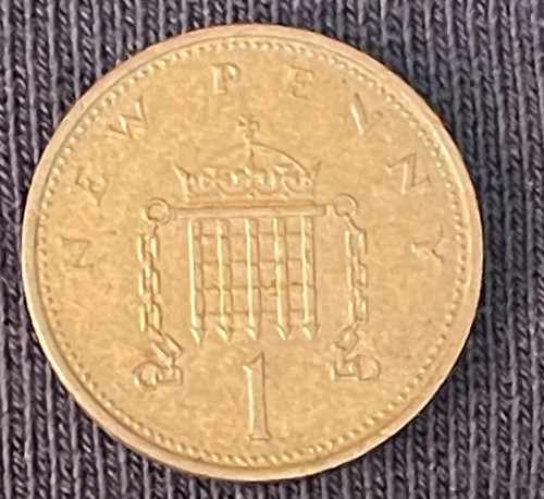 New pence coin 1971 - coin, first
