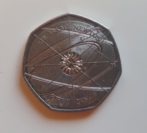 2017 isaac newton 50p - 2017,