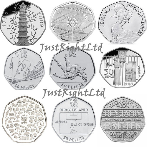 Rare 50p coins - 50p,