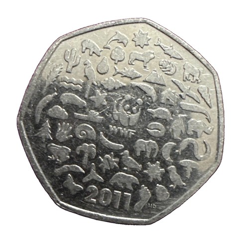 Wwf 2011 50p coin - wwf, check
