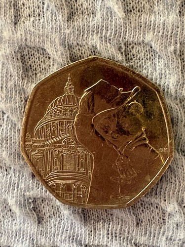 Rare 50p coin - pooh, bear