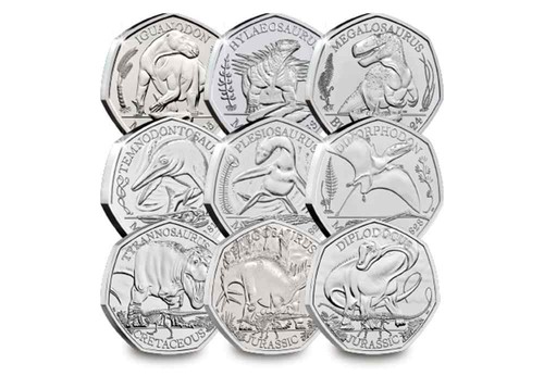 2020 2024 dinosaur 50p - dinosaur,
