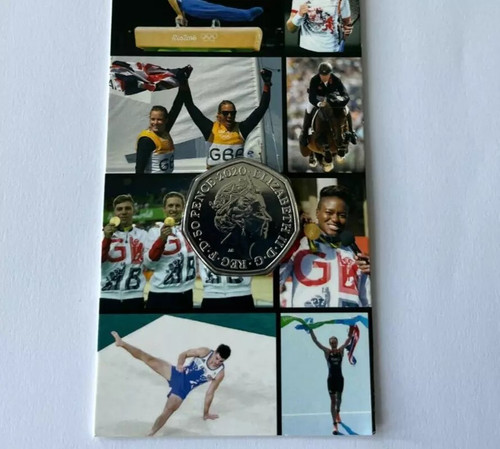 2020 team 50p coin dated - 2020,
